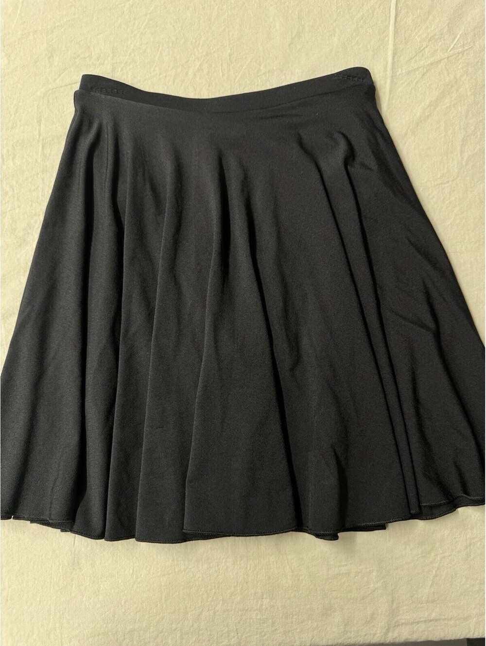 Body Wrappers Long Skirt Leotard Black Size Medium